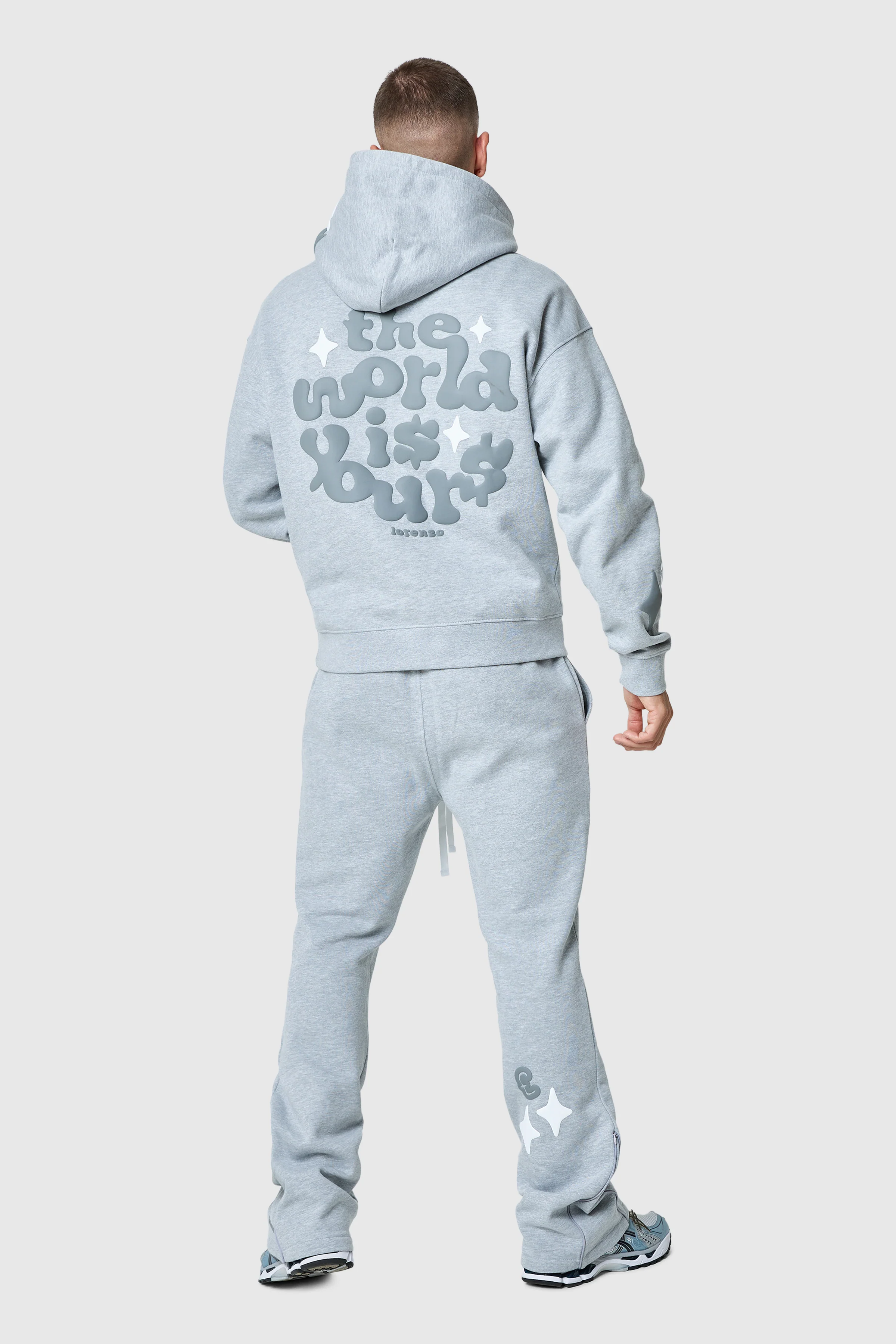 World Is Yours Jogger 2.0 - Grey Marl - Image 5