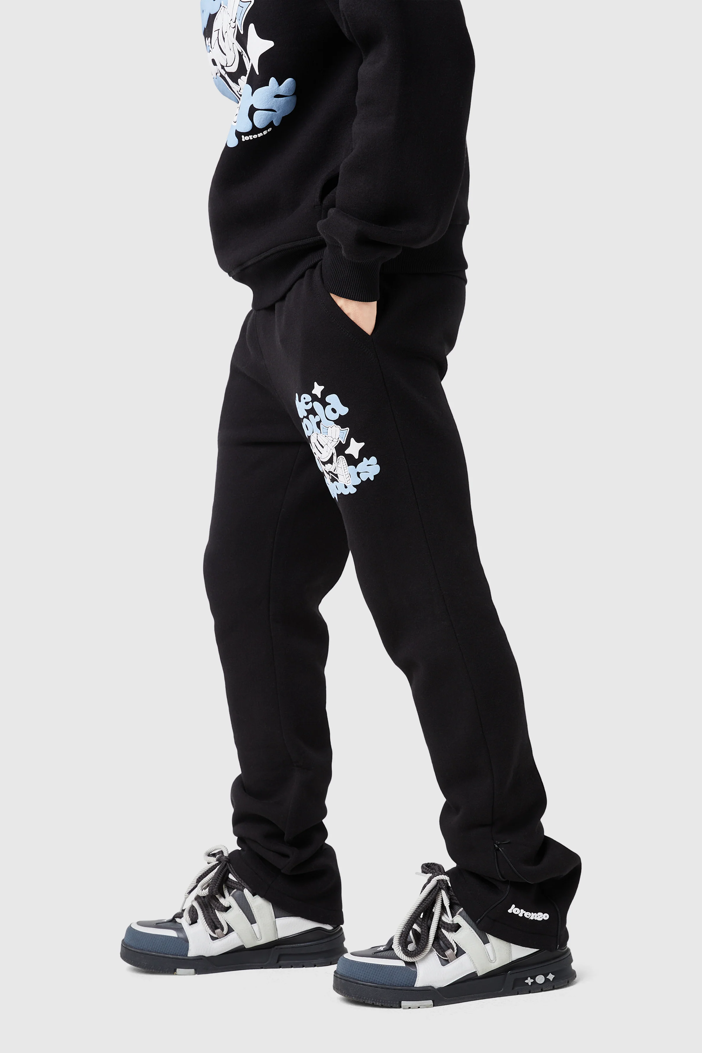 World Is Yours Tracksuit - Black - Image 7